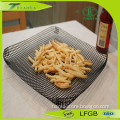 Non-stick chip cooking mesh pan with FDA certified